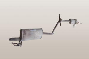 TŁUMIK WYDECH ŚRODKOWY KOŃCOWY